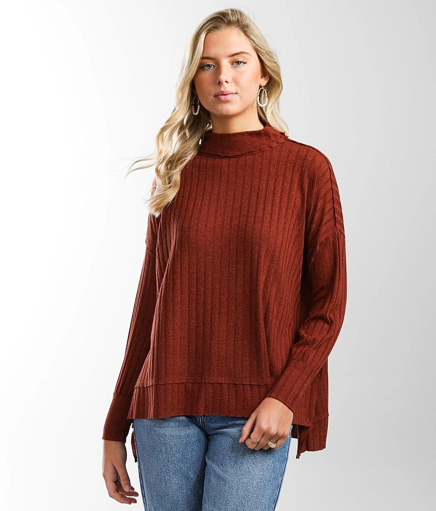 Ribbed Dolman Top