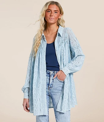 Oli & Hali Floral Tunic Blouse