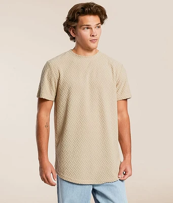 Nova Industries Nubby Fleece Textured T-Shirt
