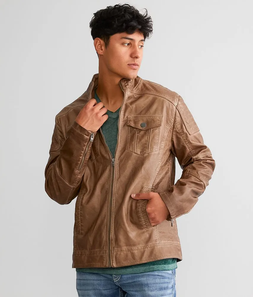 Faux Leather Jacket