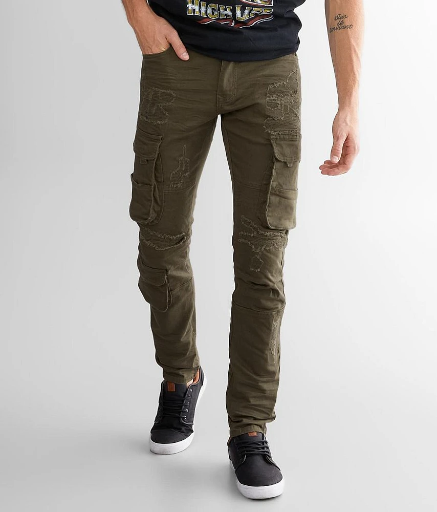Cargo Taper Stretch Jean