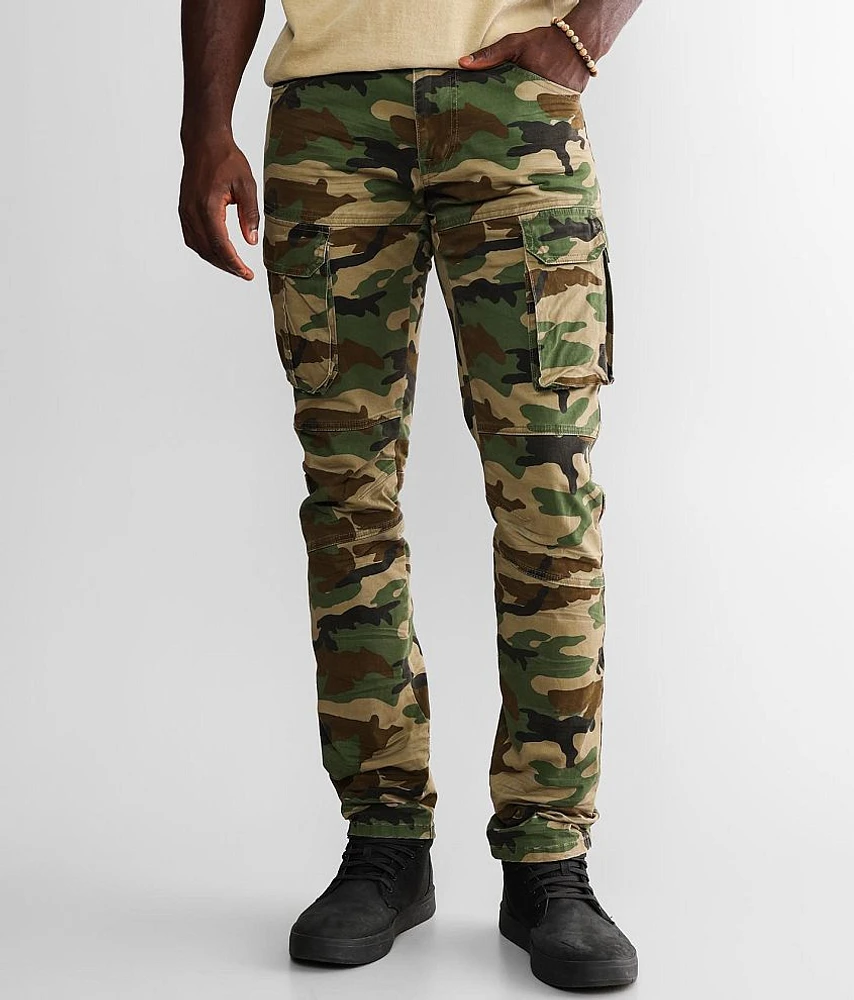 Camo Cargo Taper Stretch Pant