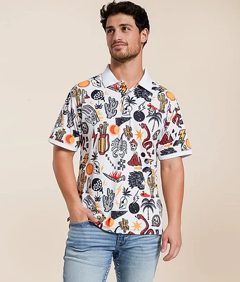 Devereux Golf Out Of Bounds Performance Polo