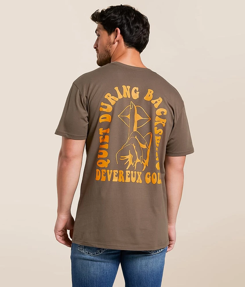 Devereux Golf Quiet On The Backswing T-Shirt