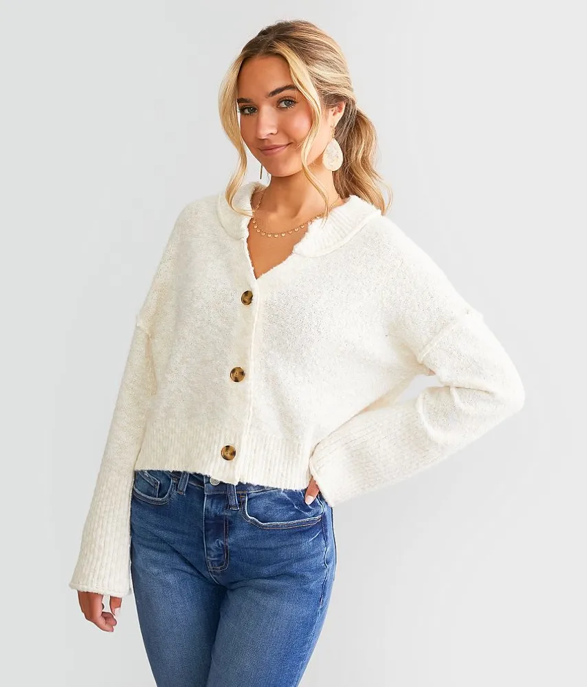 Marled Cardigan Sweater
