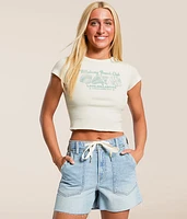 Billabong Beach Club Cropped Baby T-Shirt
