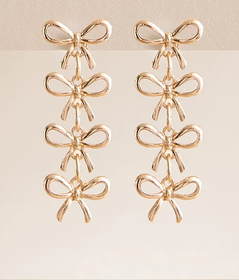 boutique by BKE Tiered Bow Earring
