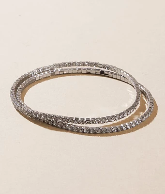 BKE 2 Pack Bling Bracelet Set