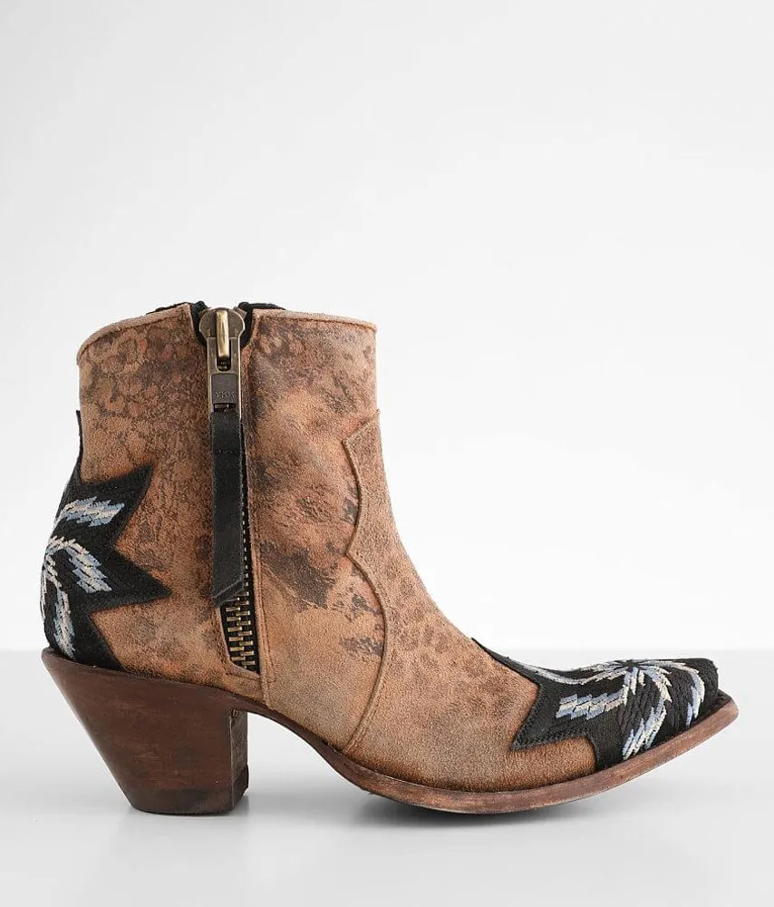 Estella Leather Western Ankle Boot