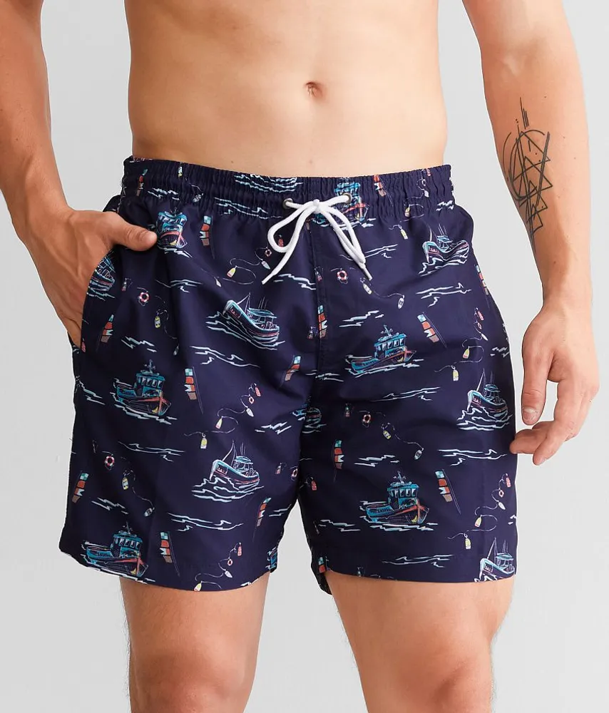 Deep Sea Charter Swim Trunks