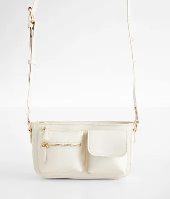 DSI America Faux Leather Crossbody Purse