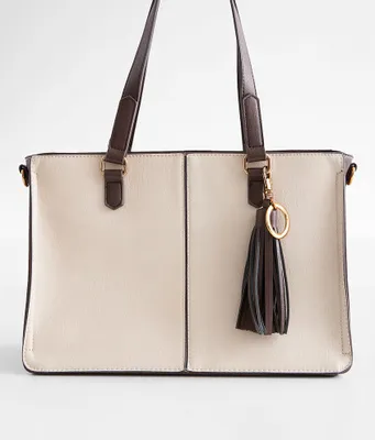 DSI America Structured Faux Leather Purse