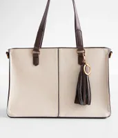 DSI America Structured Faux Leather Purse