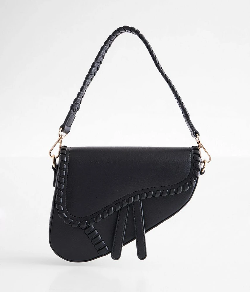 Structured Faux Leather Purse