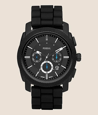 Fossil Machine Chronograph Silicone Watch