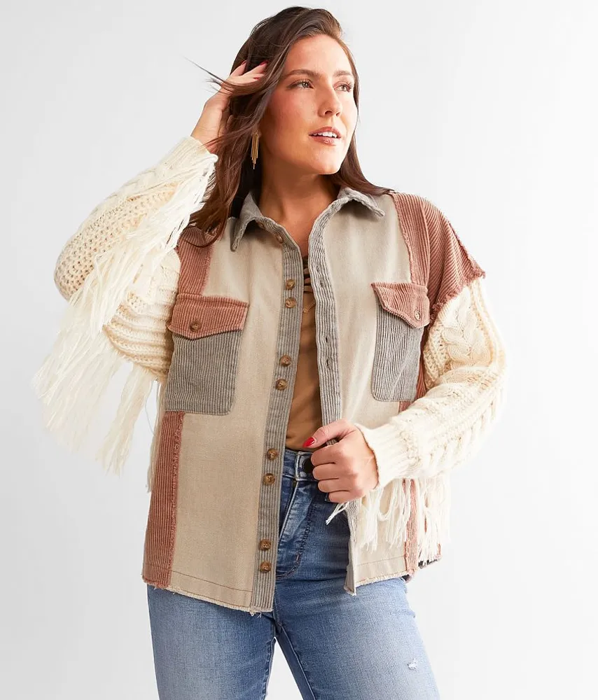 Fringe Corduroy Jacket