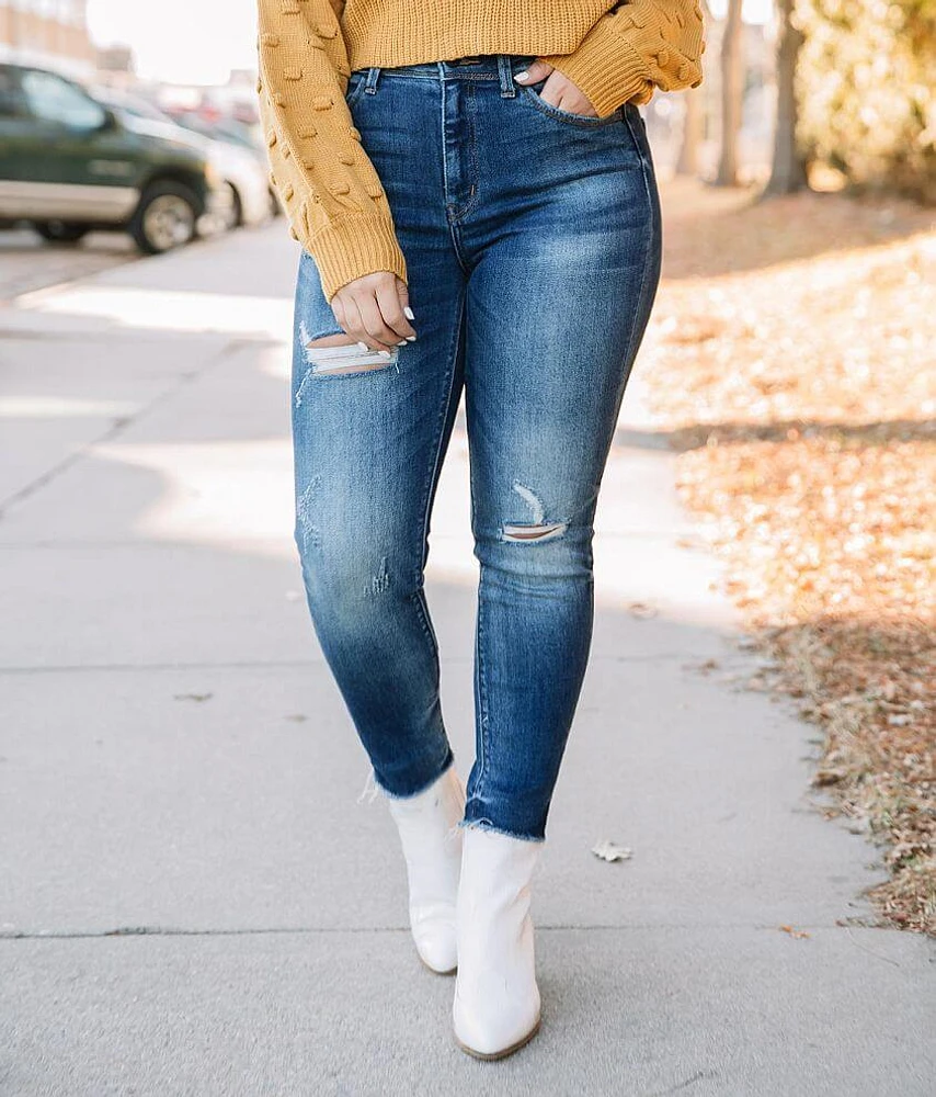 Curvy High Rise Ankle Skinny Jean