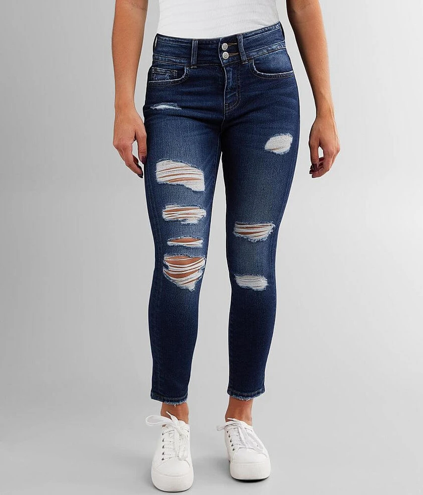 High Rise Ankle Skinny Jean