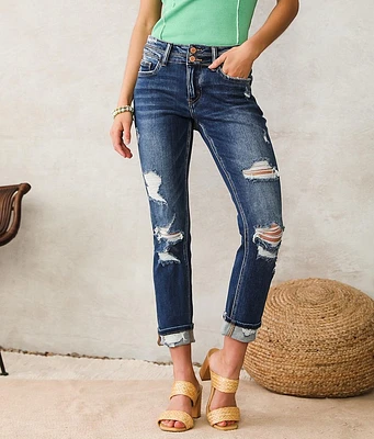 Bridge by GLY Mid-Rise Ankle Straight Jean
