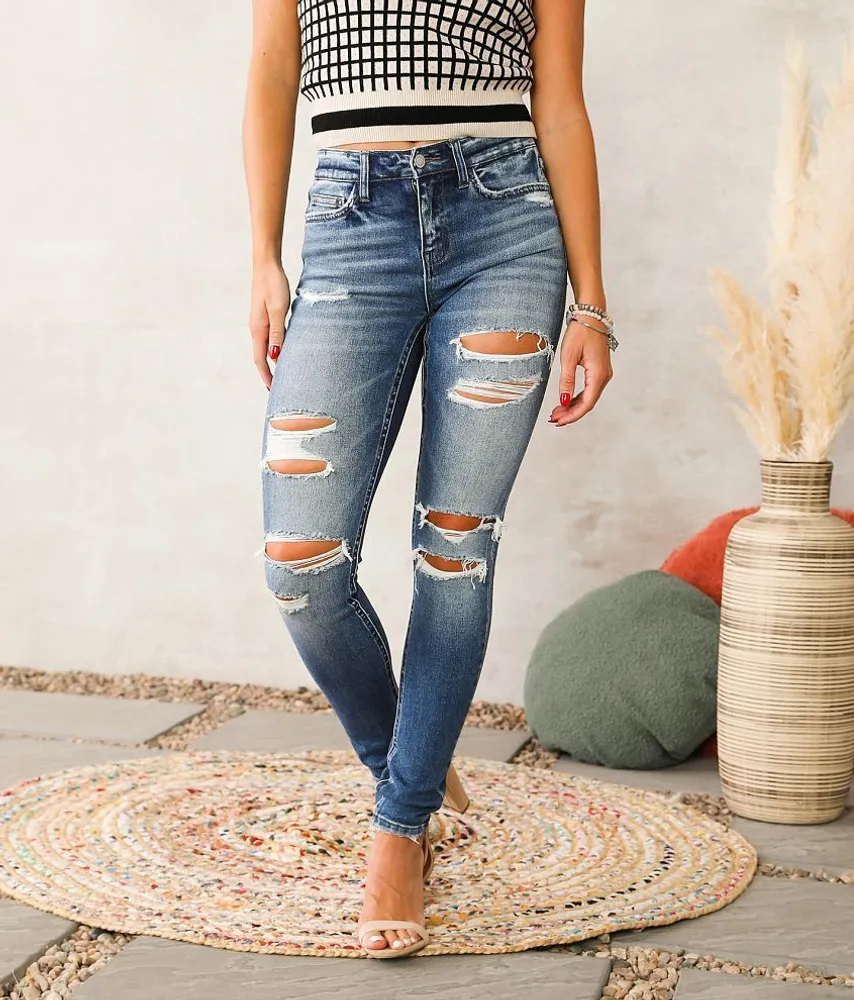 Mid-Rise Skinny Stretch Jean