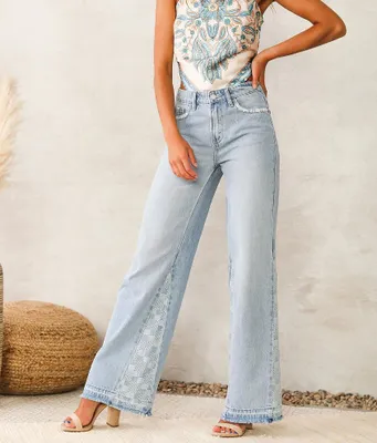 Flying Monkey High Rise Wide Leg Jean