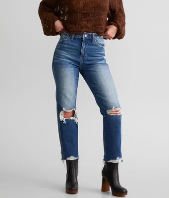 Flying Monkey Ultra High Rise Cropped Straight Jean
