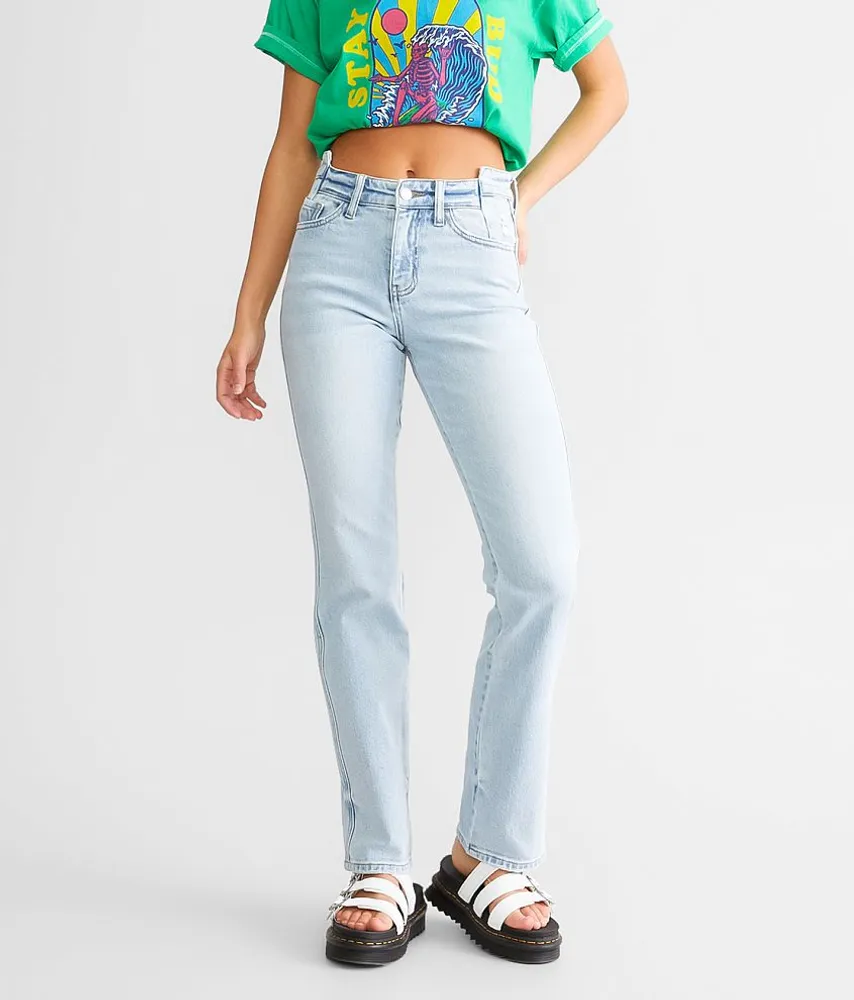 High Rise Straight Stretch Jean