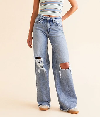 Flying Monkey Icon High Rise Wide Leg Stretch Jean