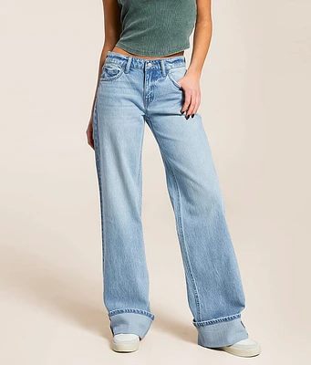 Flying Monkey Baggy Low Rise Wide Leg Stretch Cuffed Jean