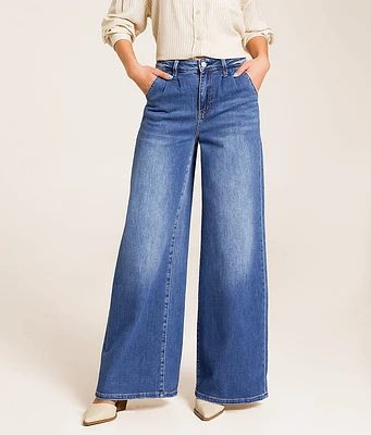 Flying Monkey Ultra High Rise Wide Leg Stretch Jean