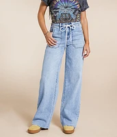 Flying Monkey High Rise Wide Leg Stretch Jean