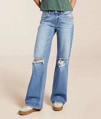 VERVET Aubrey Low Rise Baggy Wide Leg Strech Jean