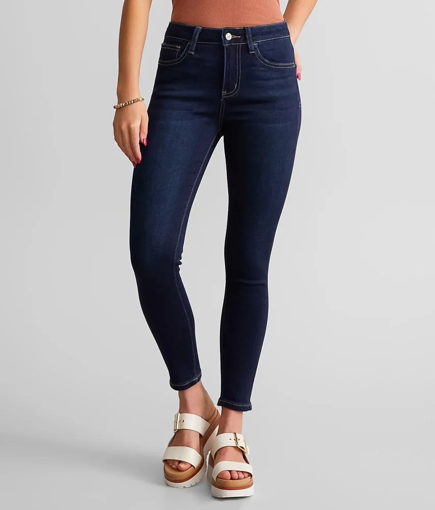 High Rise Ankle Skinny Stretch Jean