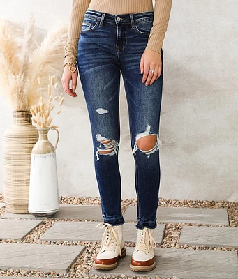 VERVET Mid-Rise Ankle Skinny Stretch Jean