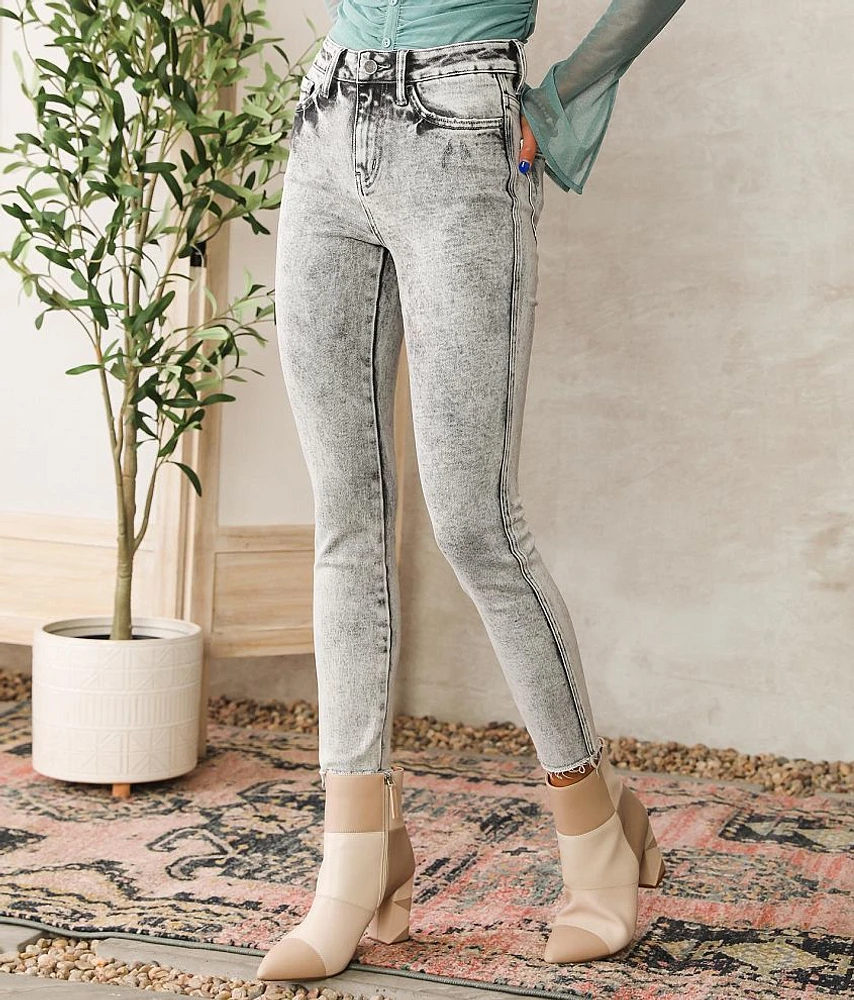 High Rise Ankle Skinny Stretch Jean