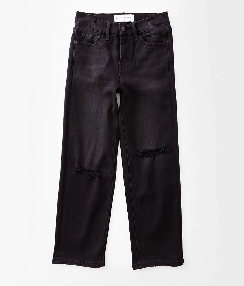 Girls - Flying Monkey High Rise Cropped Straight Jean