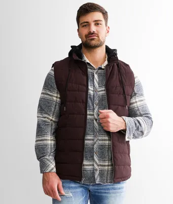 BKE Mixed Media Puffer Vest