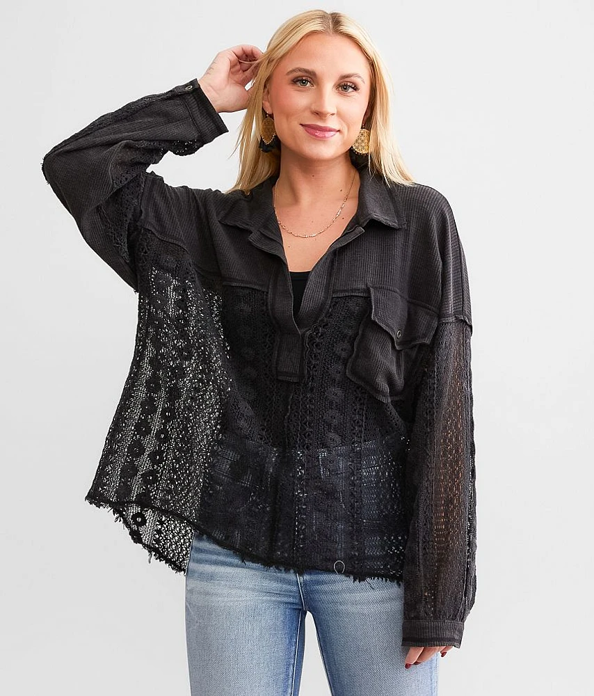 Pieced Lace Top