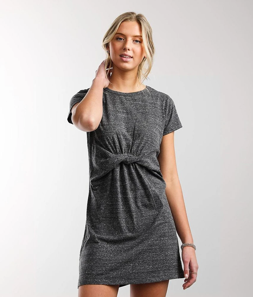 Twisted Front T-Shirt Dress