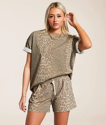 Gilded Intent Cheetah Print T-Shirt
