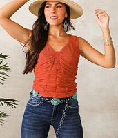 Willow & Root Ruched Tank Top