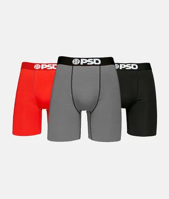 PSD Classic Cotton 3 Pack Stretch Boxer Briefs
