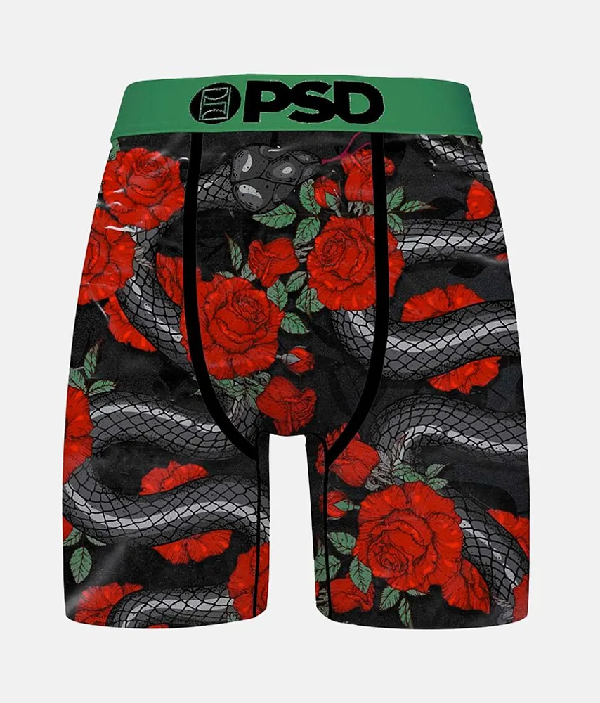 Slither Rose Stretch Boxer Briefs