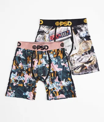 PSD Rich 2 Pack Stretch Boxer Briefs