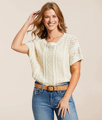 Daytrip Mixed Stitch Sweater