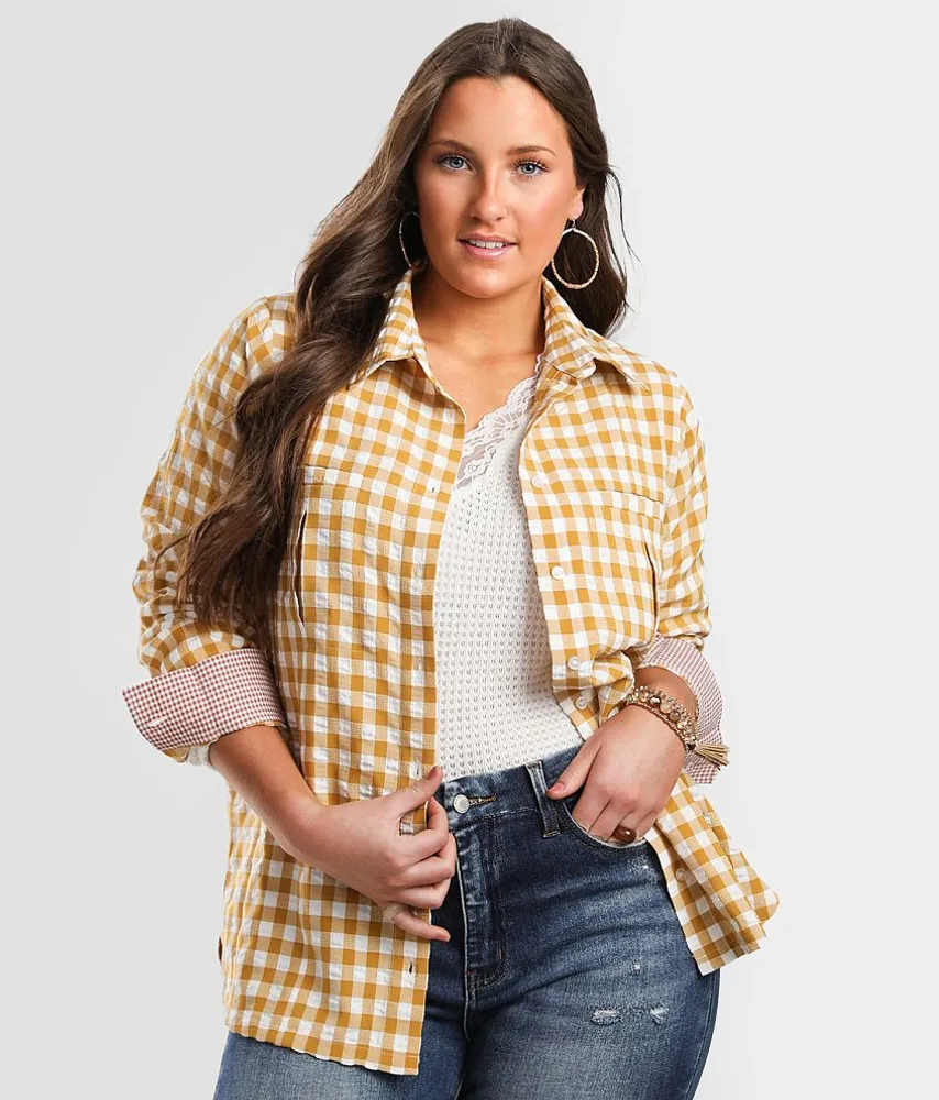 BKE Plaid Eased Fit Shirt
