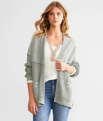 BKE Washed Cardigan Sweater