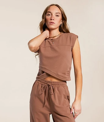 Gilded Intent Surplice Boxy Top