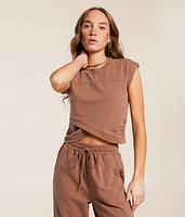Gilded Intent Surplice Boxy Top