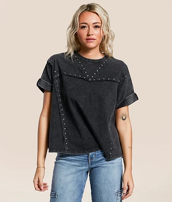 Gilded Intent Studded Boxy T-Shirt